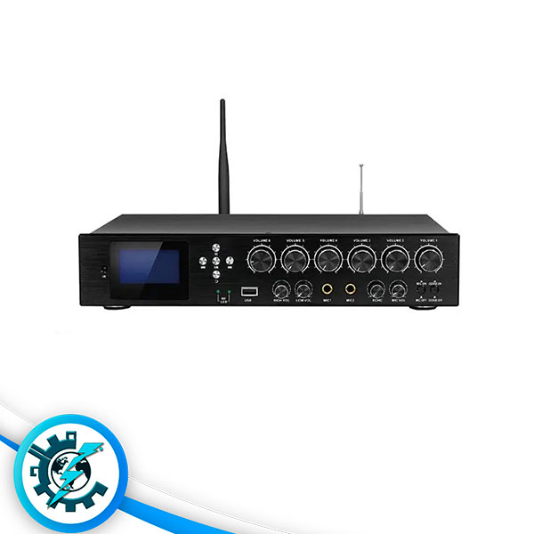 آمپلی فایر اهمی JX600-6 دارای 6 کانال آمپلی فایر اهمی JX600-6 دارای 6 کانال - تصویر 1