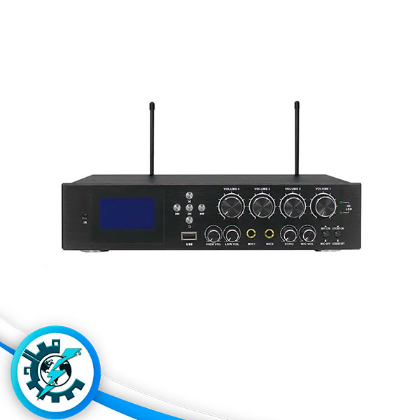 آمپلی فایر اهمی JX600-4 دارای 4 کانال آمپلی فایر اهمی JX600-4 دارای 4 کانال - تصویر 1