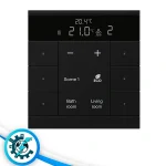 کلید 6 پل هوشمند سری ABB Tenton ترموستاتیک KNX (غیرلمسی) - تصویر 2