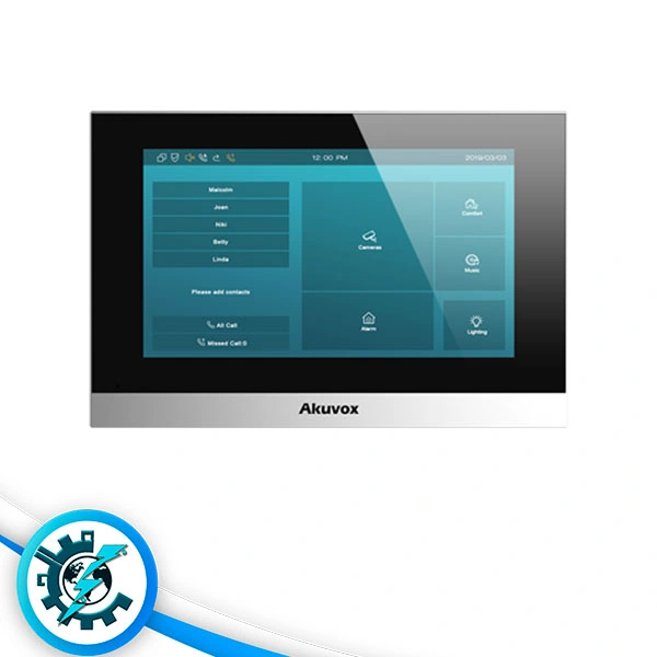 تاچ پنل آکووکس 7 اینچ آکووکس Akuvox C313N تاچ پنل آکووکس 7 اینچ آکووکس Akuvox C313N - تصویر 1